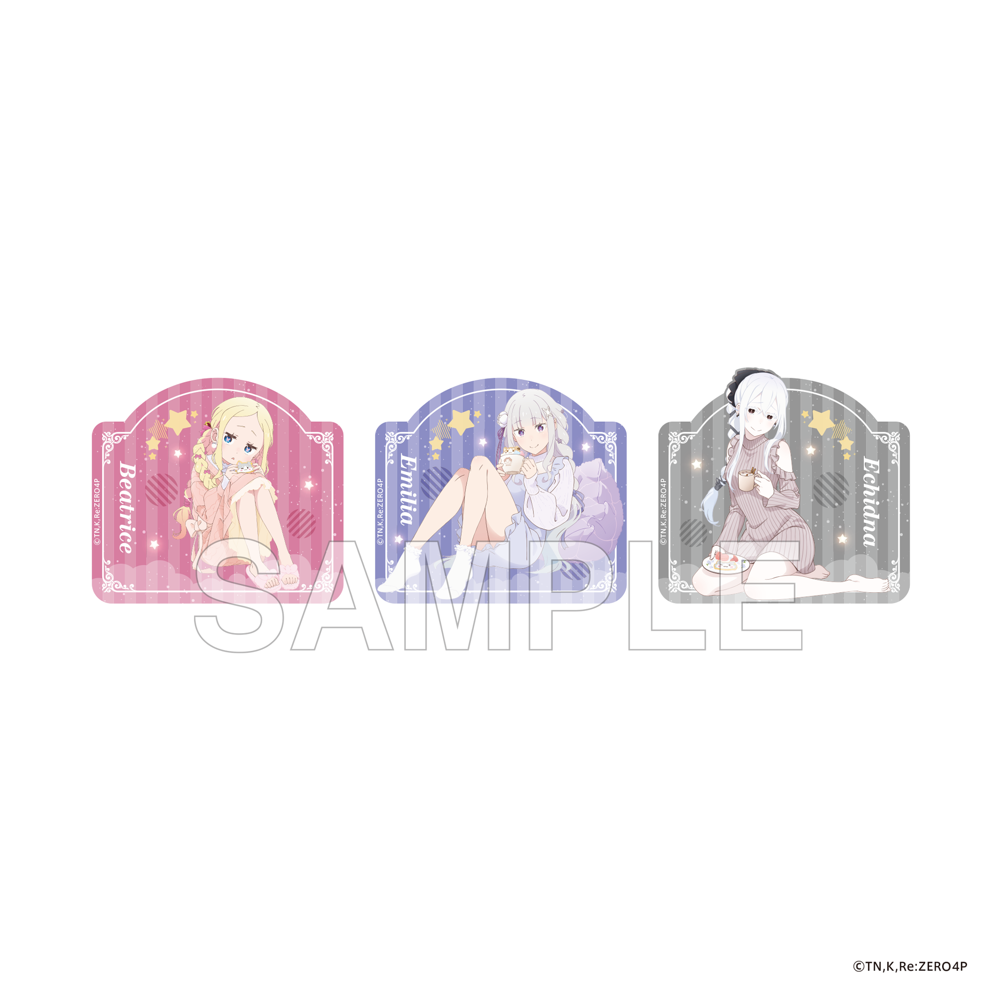 (Goods - Magnet) "Re:ZERO -Starting Life in Another World-" Magnet Set Emilia's Birthday Celebration 2025 ver.