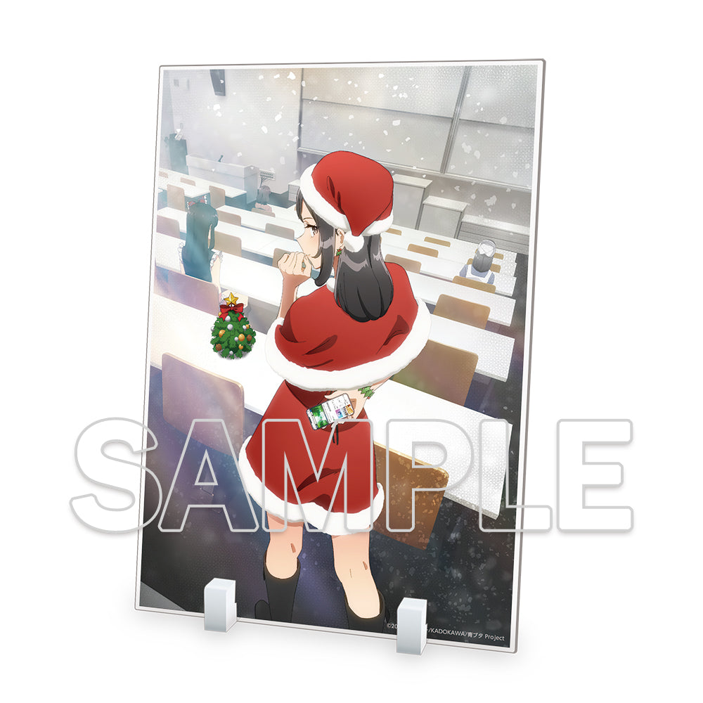 (Goods - Acrylic Stand) Rascal Does Not Dream of Santa Claus Anime Production Teaser Visual Acrylic Plate