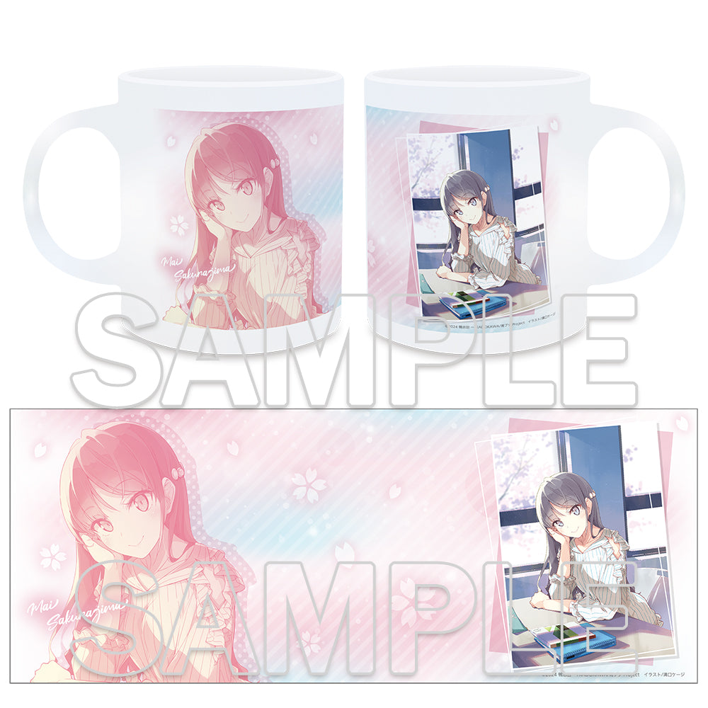 (Goods - Mug) Rascal Does Not Dream of Santa Claus Anime Production Announcement Visual Mug