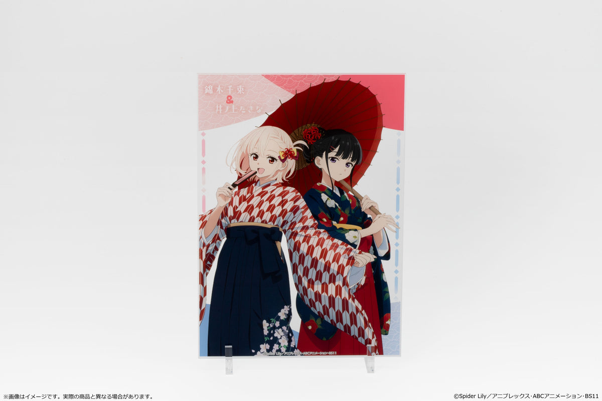 (Goods - Ornament) Lycoris Recoil TV Anime Series Acrylic Panel Japanese-Modern Style Ver.