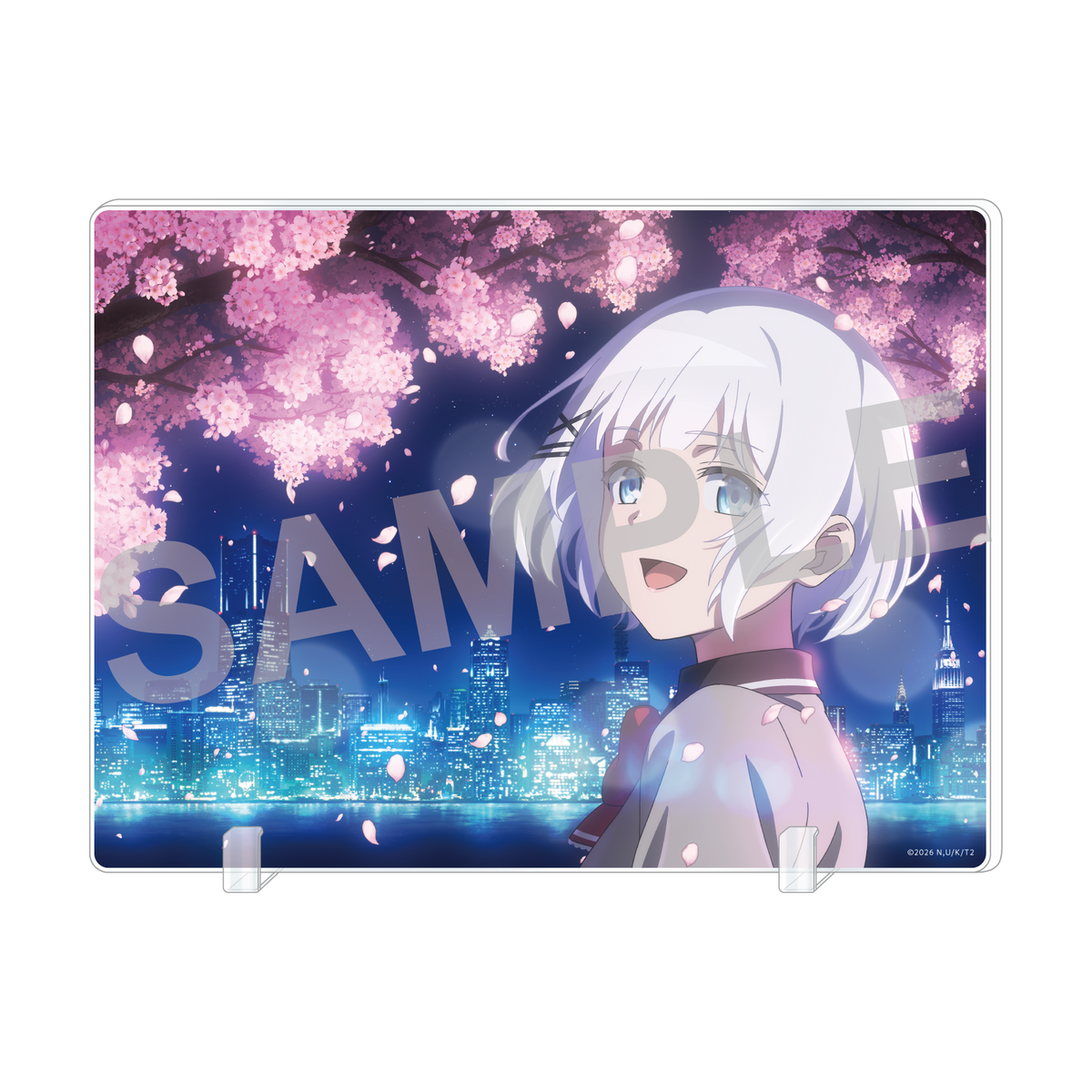 (Goods - Ornament) The Detective Is Already Dead Acrylic Panel - Siesta Evening Cherry Blossom Ver.