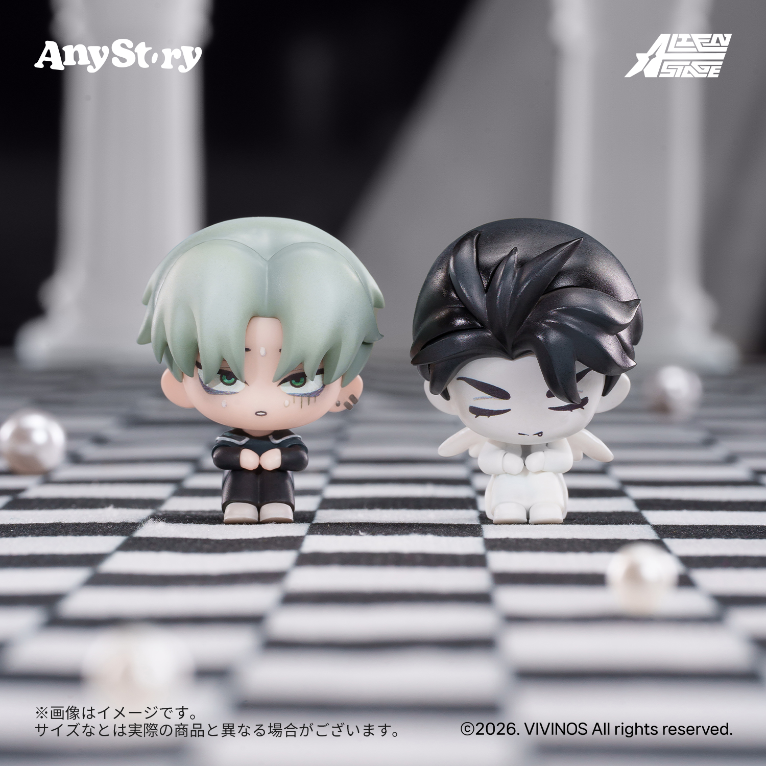 (1BOX=9)(Trading Figure) ALIEN STAGE LOVE&HATE mini Mascot
