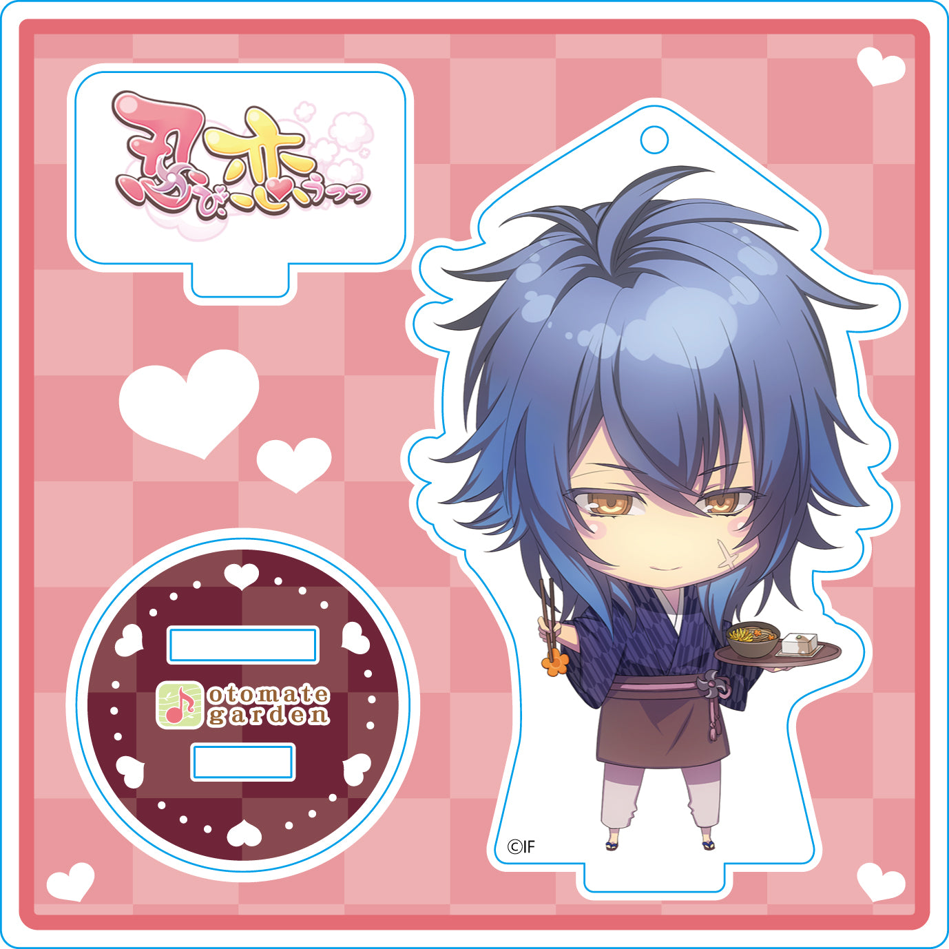 (Goods - Stand Pop) Otomate Garden Chibi Character Acrylic Stand 2017_33 Shinobi, Koi Utsutsu Sanada Yukikage Animate International