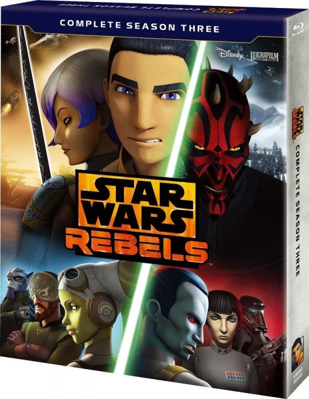(Blu-ray) Star Wars Rebels Season Blu-ray Complete Set