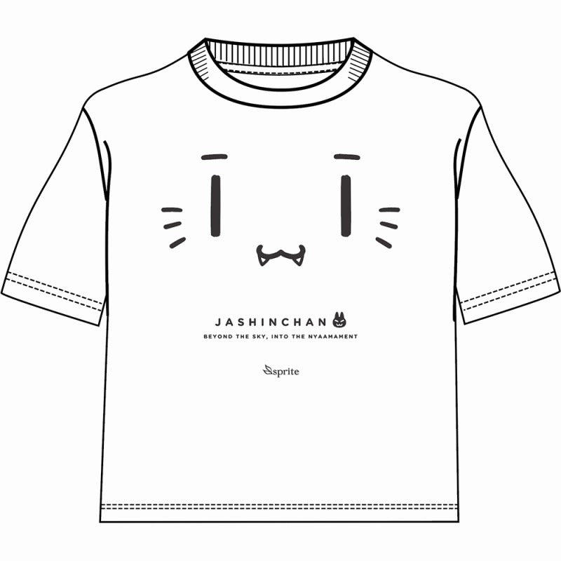 (Goods - T-shirt) Aokana: Four Rhythm Across the Blue Lovely Jashin-chan T-shirt Animate International