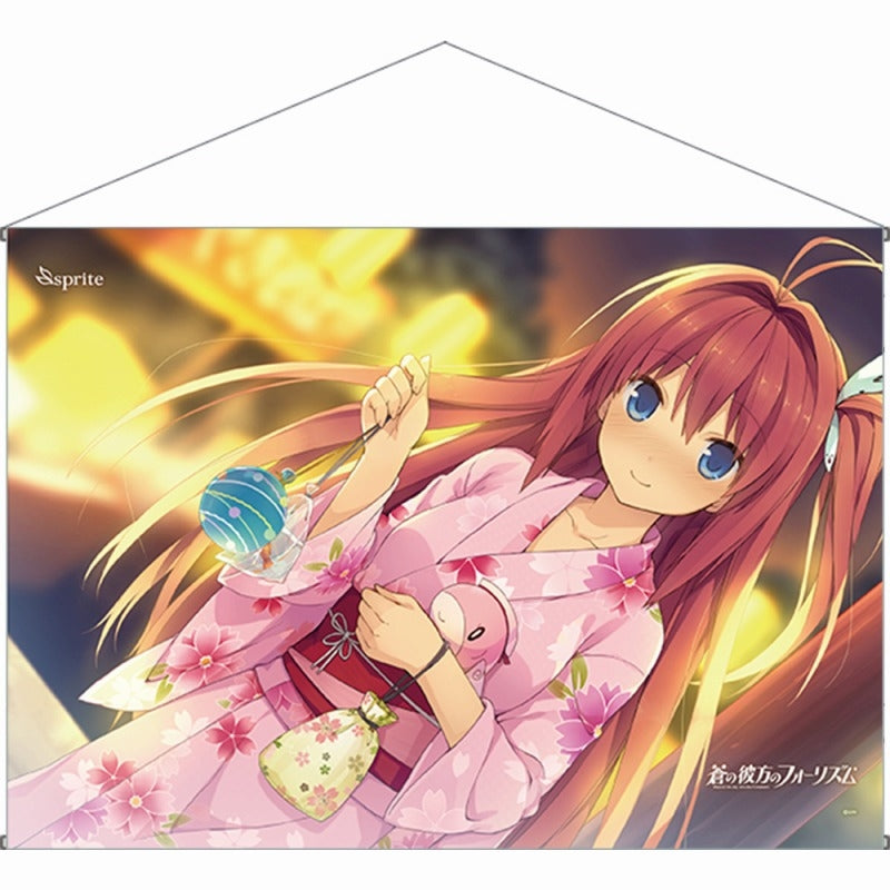 (Goods - Tapestry) Aokana: Four Rhythm Across the Blue Asuka Kurashina: Yukata Ver. Tapestry Animate International