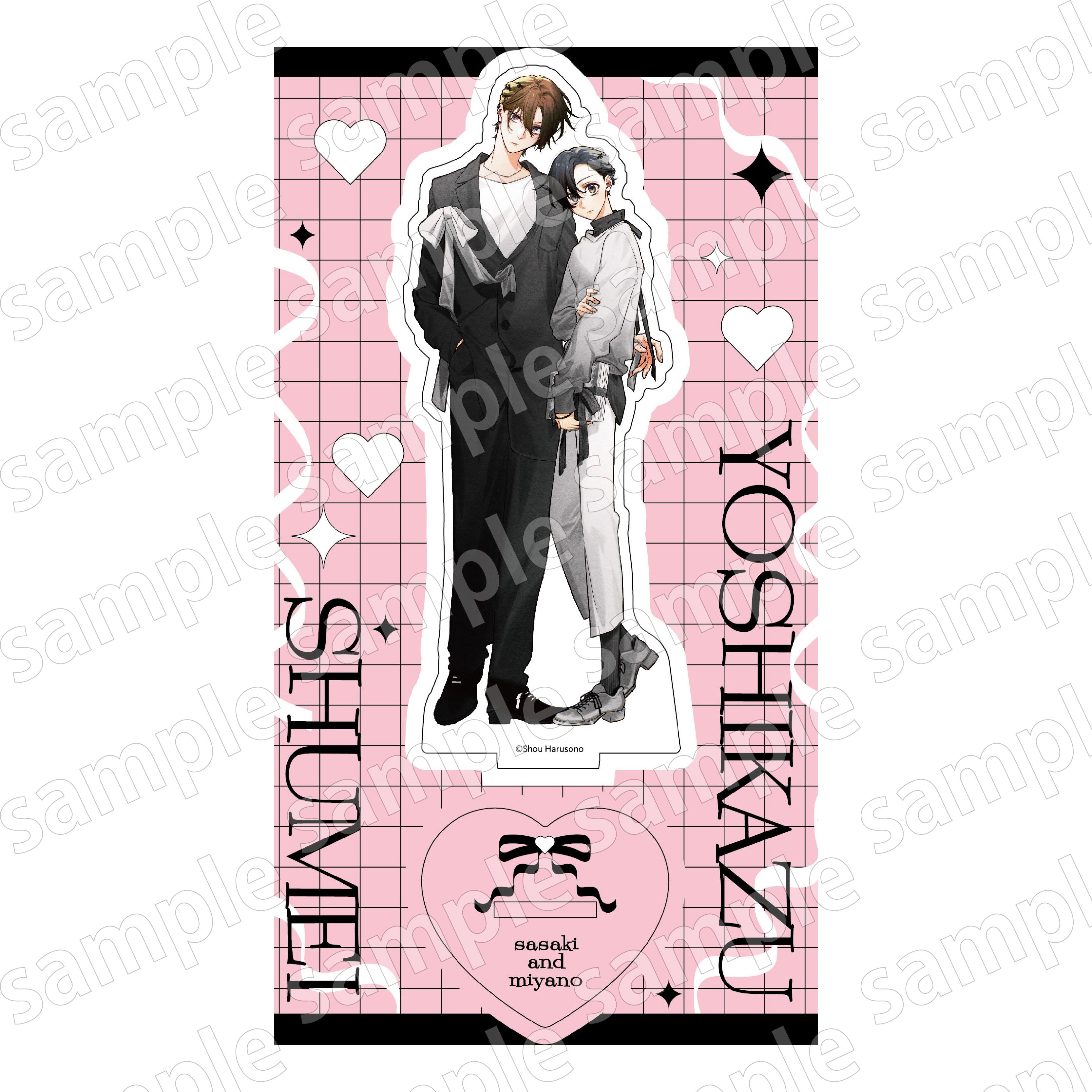 (Goods - Acrylic Stand) Sasaki and Miyano BLACK & PINK ver. Acrylic Stand