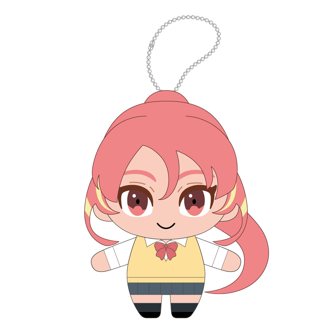 (Goods - Keychain) Inazuma Eleven: Victory Road Plush Keychain - Raika Shinohara