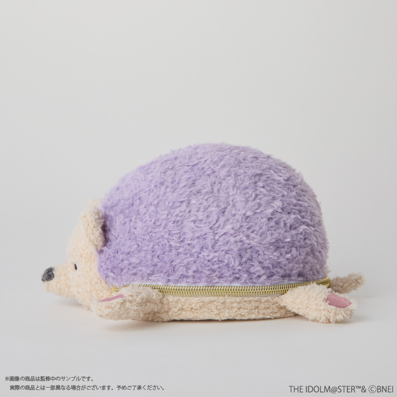 (Goods - Pouch) Gakuen Idolmaster - Misuzu Hataya Hedgehog Fluffy Plush Pouch