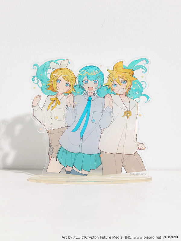 (Goods - Stand Pop) Hatsune Miku & Kagamine Rin/Len Acrylic Stand [earth music&ecology Japan Label]