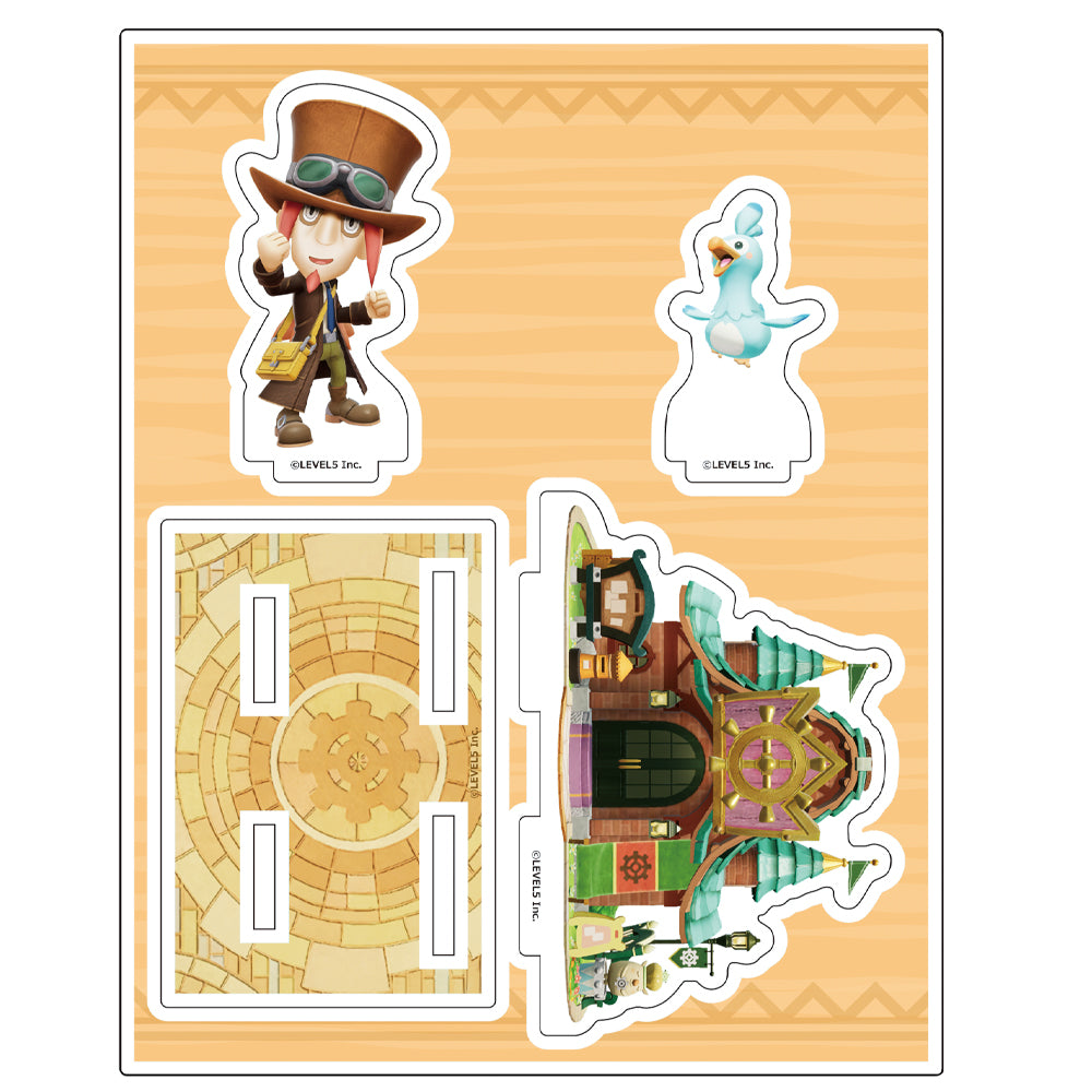 (Goods - Acrylic Stand) FANTASY LIFE i: The Girl Who Steals Time Original Acrylic Diorama - Guild Office (Edward & Trip)