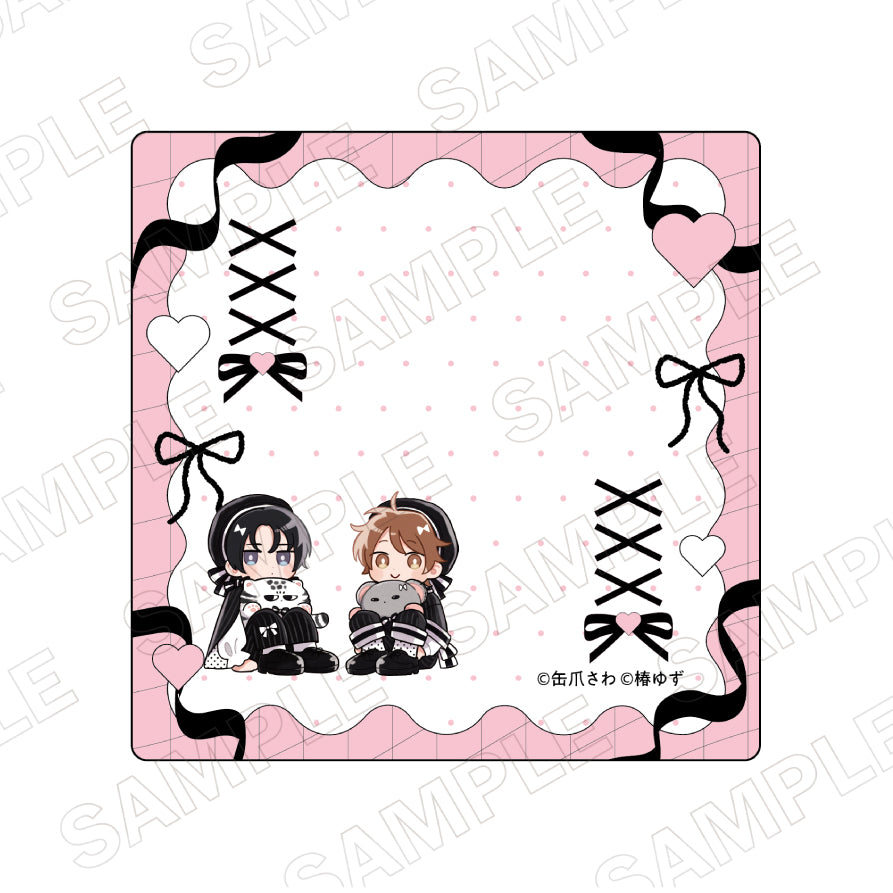 (Goods - Towel) Minato's Laundromat BLACK & PINK ver. Mini Towel