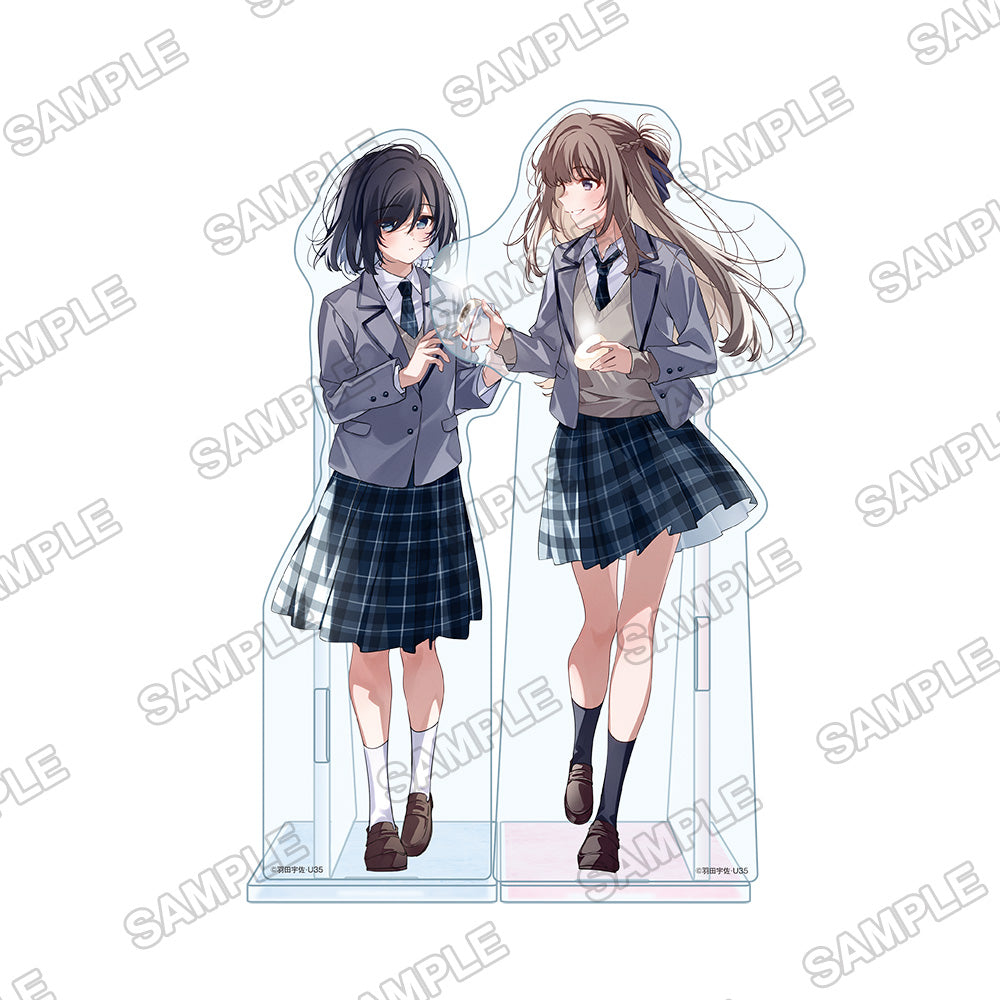 (Goods - Bookend) SHU NI ICHIDO CLASSMATE O KAU HANASHI ～FUTARI NO JIKAN, IIWAKE NO GOSENEN～ Newly Drawn Acrylic Bookend