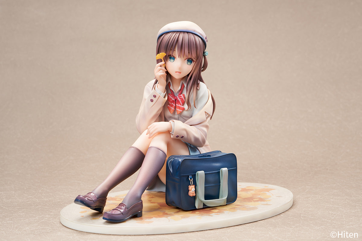 (Bishojo Figure) Original Art "Aki no Iro" (Fall Colors) by Hiten {Bonus: Bookmark}