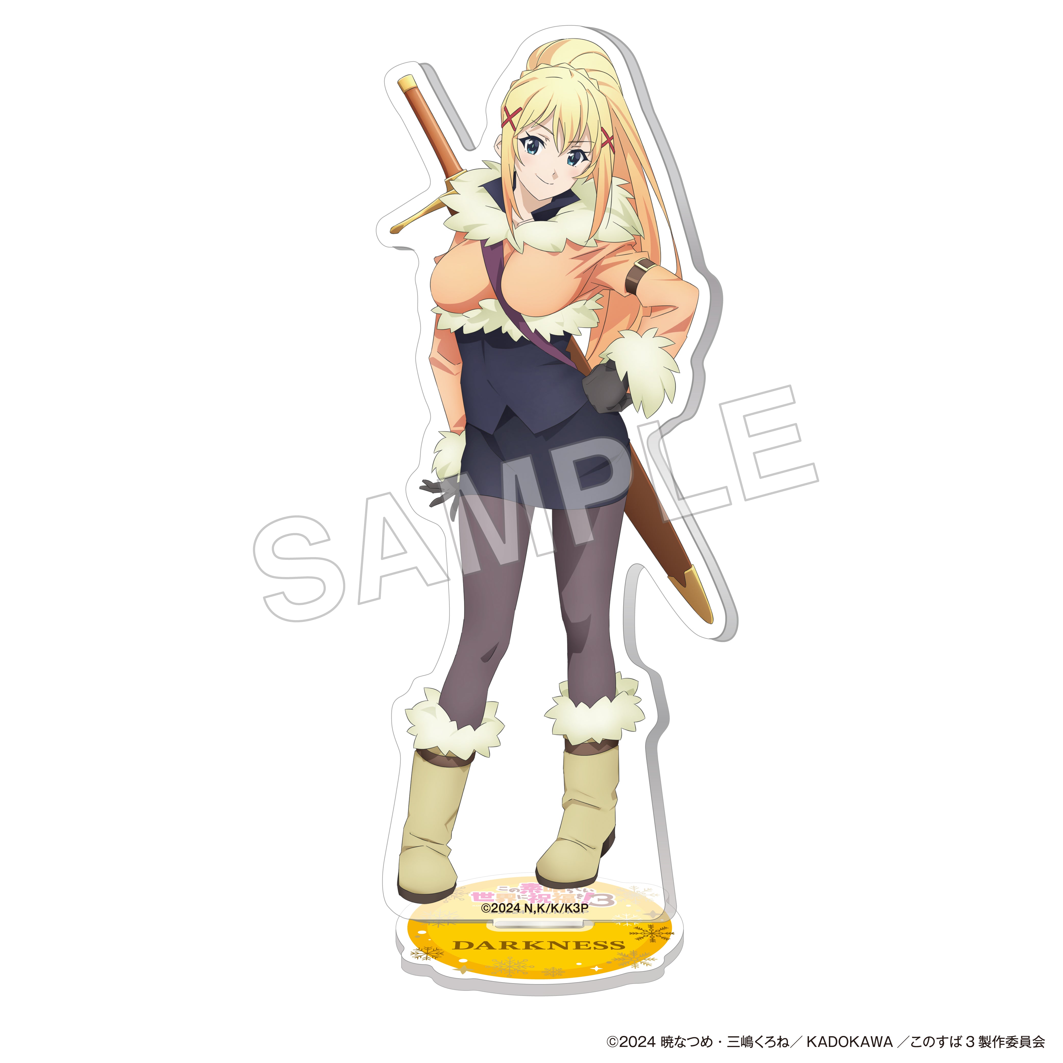(Goods - Acrylic Stand) KonoSuba: God’s Blessing on This Wonderful World! 3 Acrylic Stand Figure Winter Outfit ver. Darkness