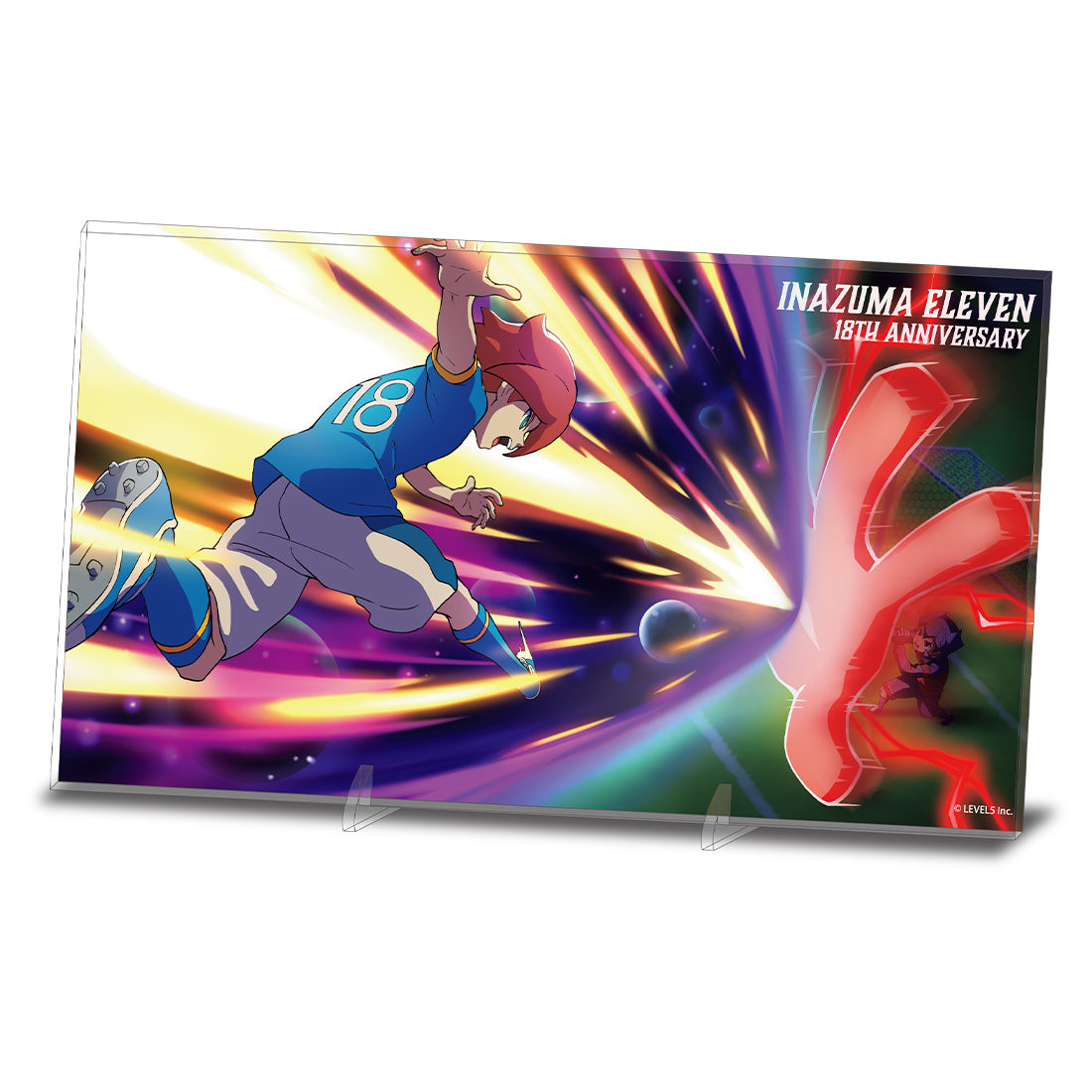 (Goods - Ornament) Inazuma Eleven 18th Anniversary Illustration Aurora Acrylic Panel