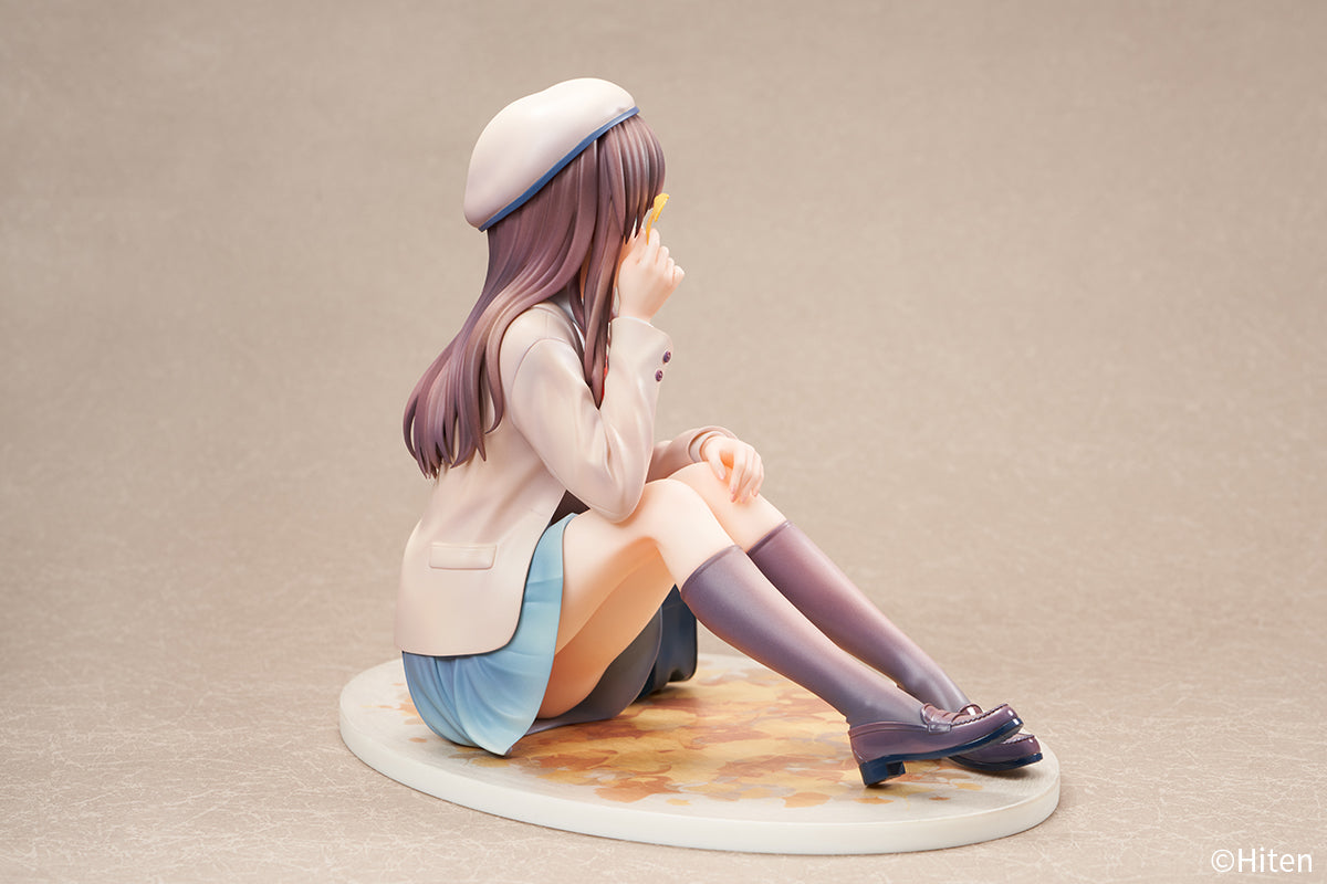 (Bishojo Figure) Original Art "Aki no Iro" (Fall Colors) by Hiten {Bonus: Bookmark}