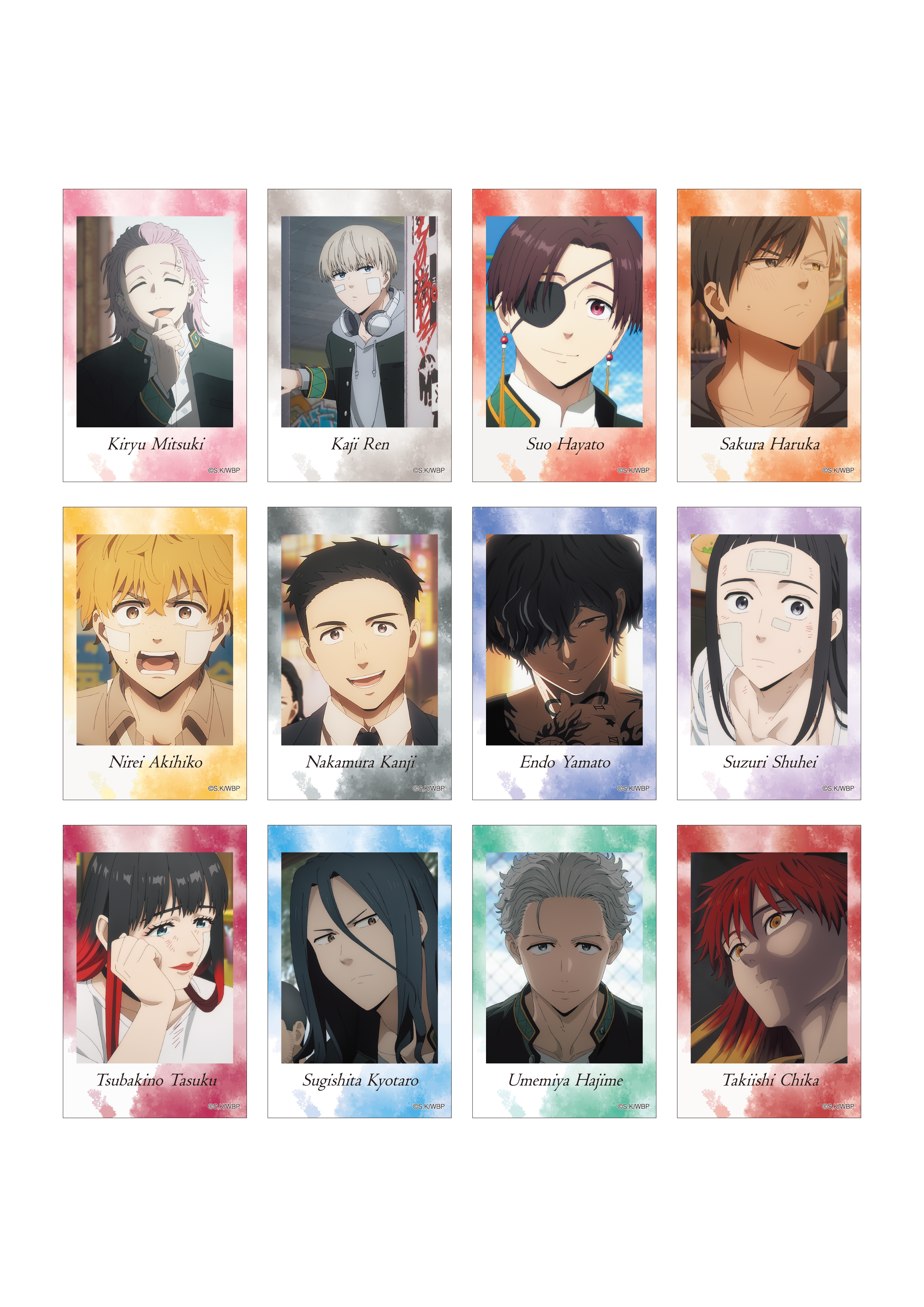 [※Blind](Goods - Bromide) WIND BREAKER Season 2 Instant Photo Style Bromide Collection Vol. 4