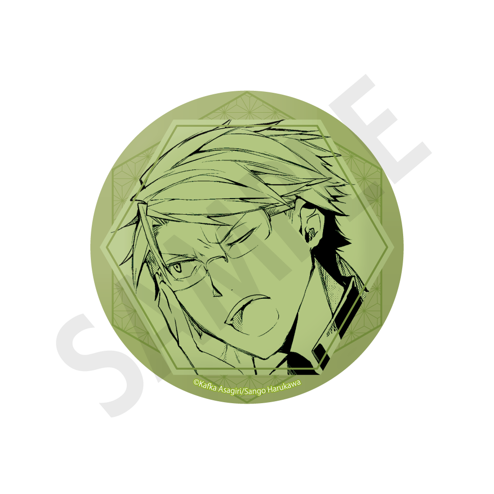 [※Blind](1BOX=3)(Goods - Badge) 文豪ストレイドッグス Tradable Holographic Tin Badges - novels ver.3