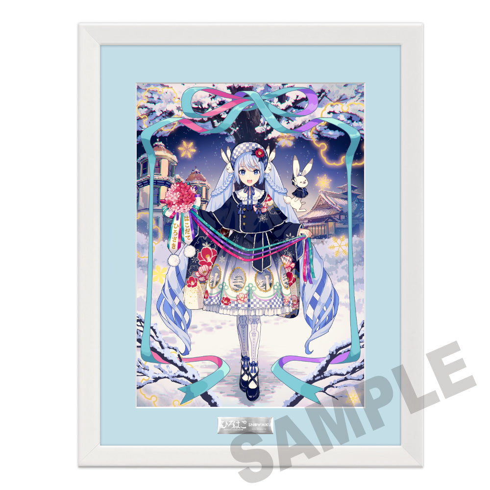 (Goods - Art) Snow Miku x Hirohako Chara-Fine Graphic Hirohako 25-26 - Art by iXima