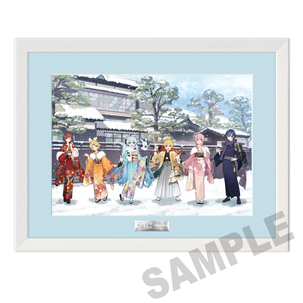 (Goods - Art) Snow Miku x Hirohako Chara-Fine Graphic Hakodate - Art by Sakanahen