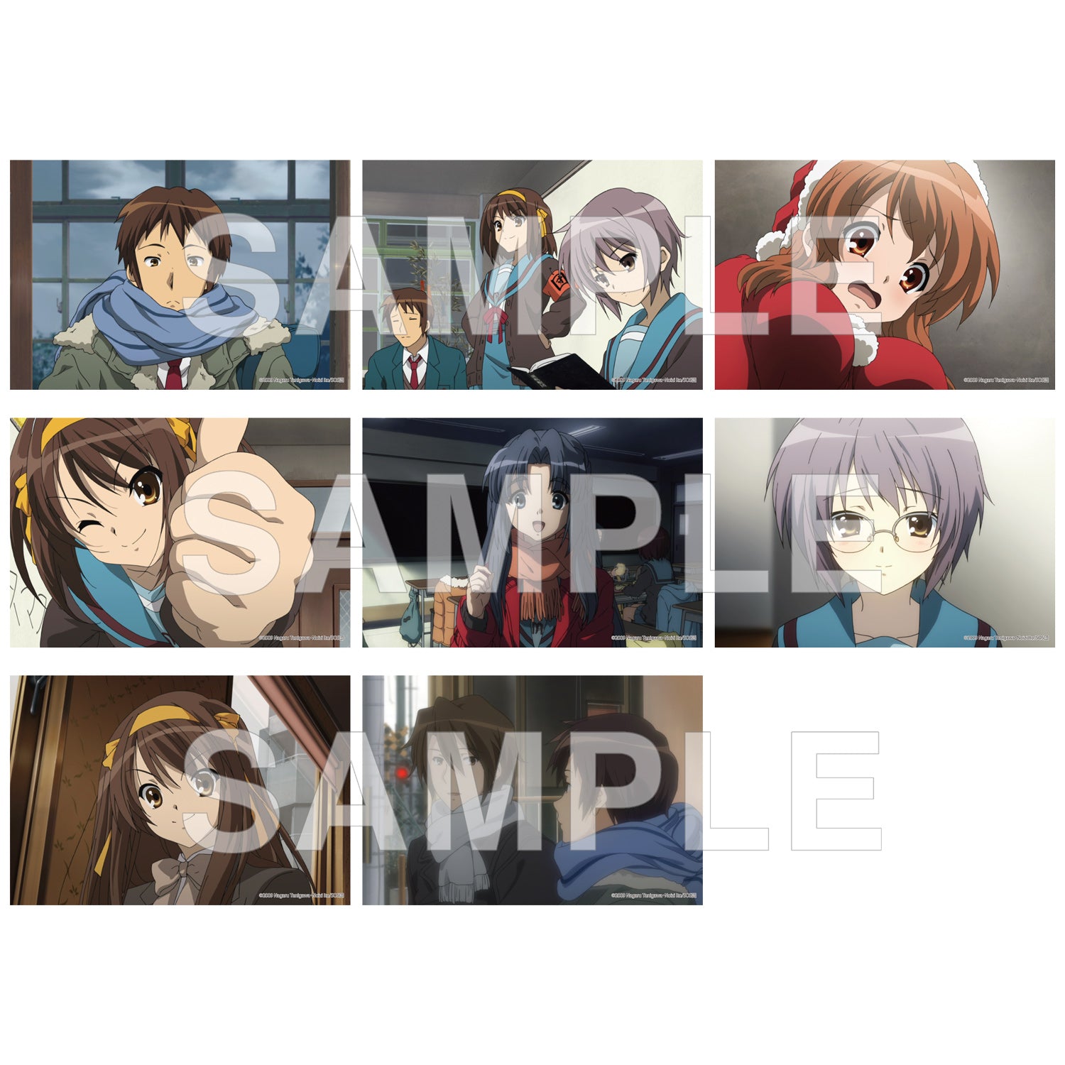 (Goods - Card) The Disappearance of Haruhi Suzumiya Illustration Card Set