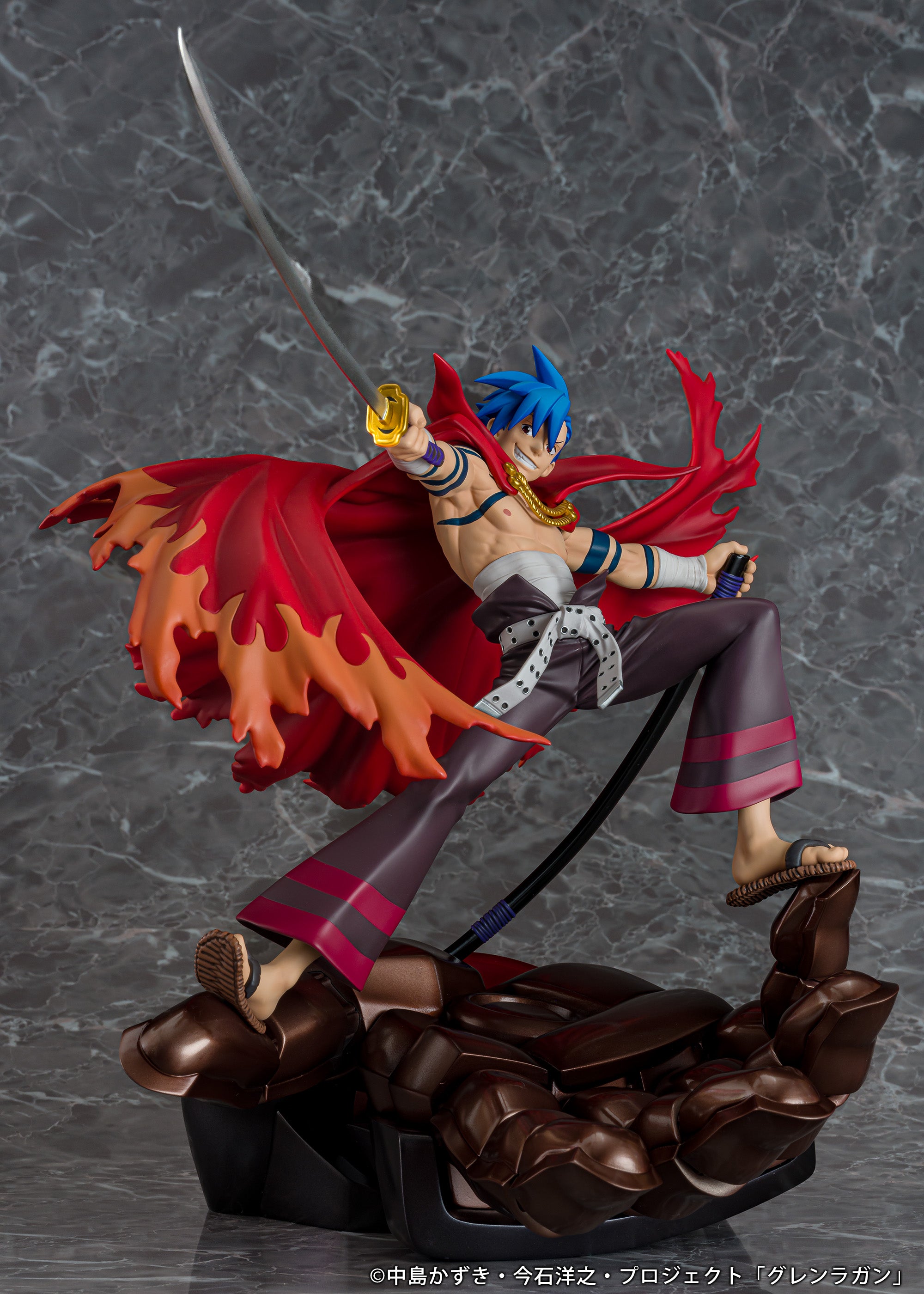 (Figure)  Tengen Toppa Gurren Lagann Scale Figure: Kamina & Gurren