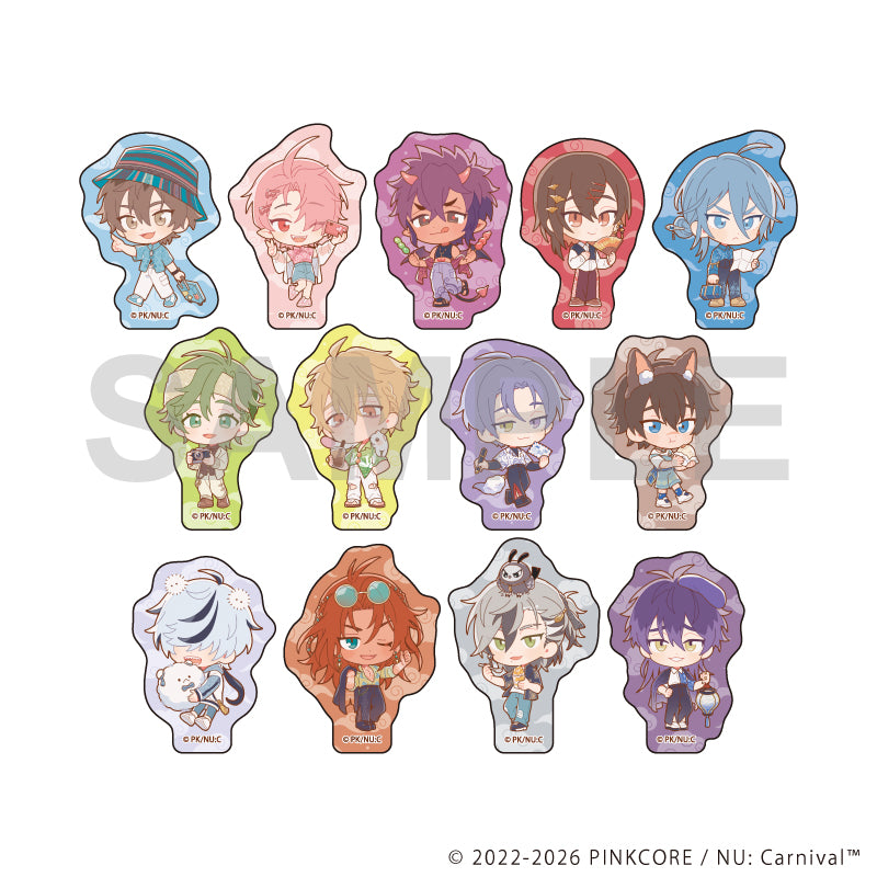(Goods - Sticker) NU: Carnival Flake Sticker (Set of 13) 01 Assembly Design (Chibi Chara Art)