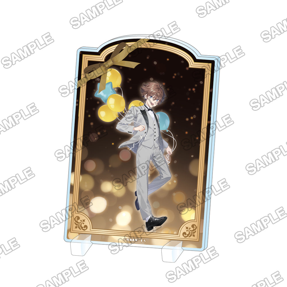 (Goods - Acrylic Stand) Kadokawa BOOKS 10th Anniversary Celebration Mini Acrylic Plate - Pens Down, Swords Up: Throw Your Studies to the Wind - Allen