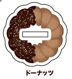 (Goods - Stand Pop Accessory) Alternate Base (Slot Size: Approx. 15 x 3mm) 01 - Donut