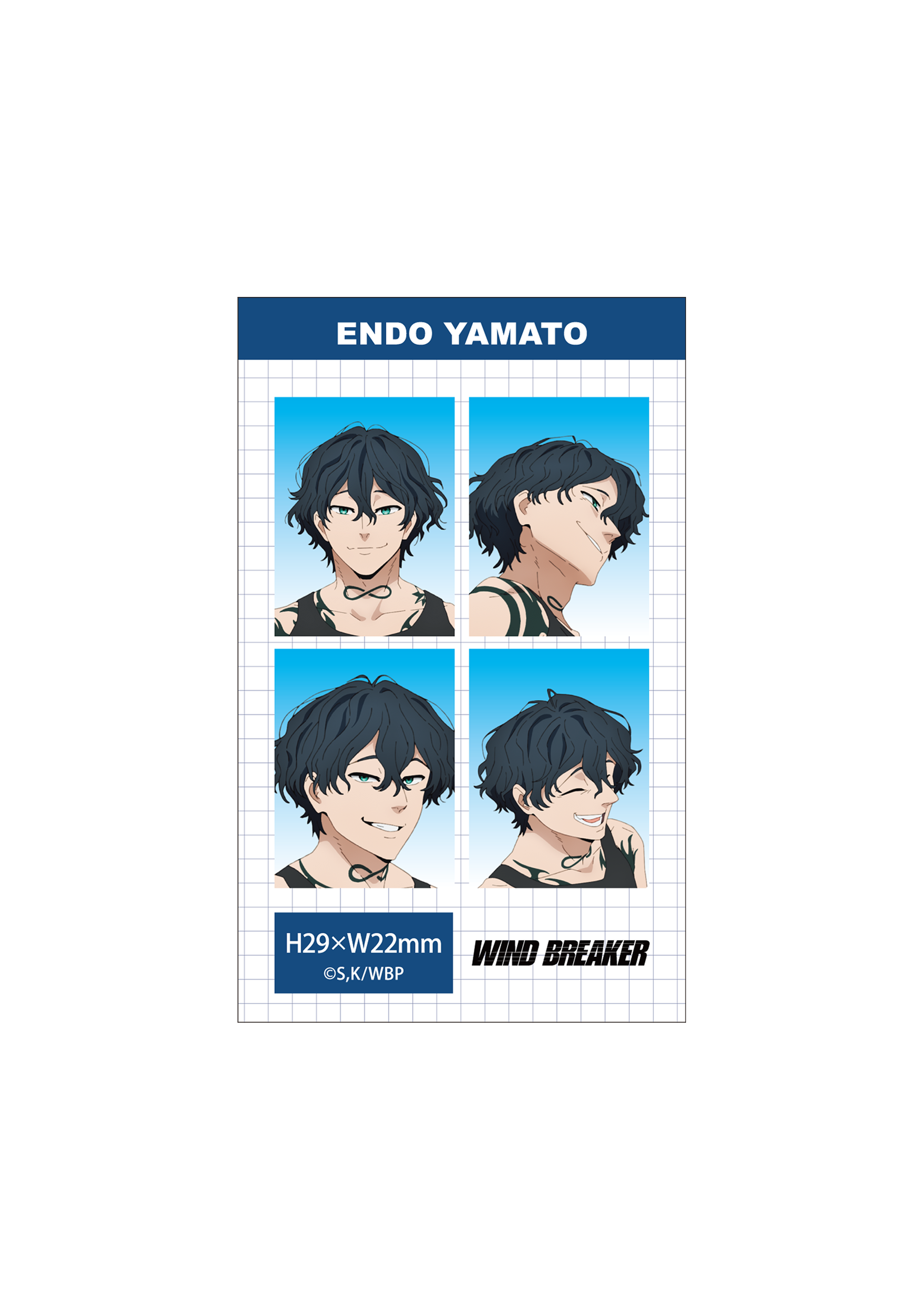 (Goods - Bromide) WIND BREAKER Season 2 ID Card Photo Style Bromide Set (Yamato Endo)