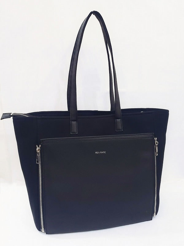 (Goods - Itabag) Non-Character Original Clear Reversible Bicolor Tote Bag Black [REA RARE]
