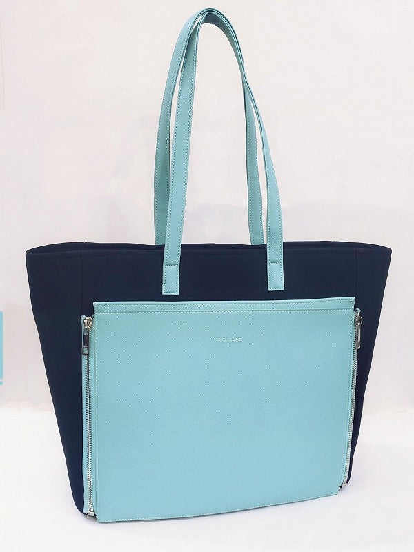 (Goods - Itabag) Non-Character Original Clear Reversible Bicolor Tote Bag Green [REA RARE]