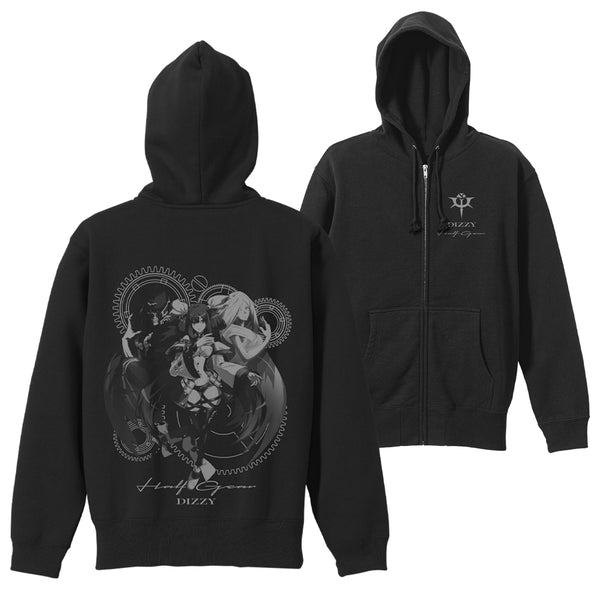 (Goods - Outerwear) GUILTY GEAR Xrd REV2 Dizzy  Zip-Up Hoodie - BLACK