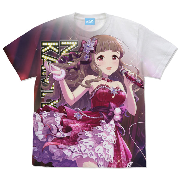(Goods - Shirt) THE IDOLM@STER CINDERELLA GIRLS Dress Up Night Nao Kamiya Full Graphic T-Shirt - WHITE