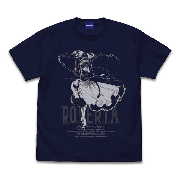 (Goods - Shirt) Black Lagoon Roberta of the Lovelace Household T-Shirt - NAVY
