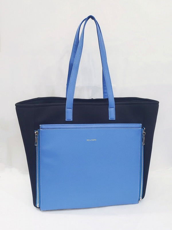 (Goods - Itabag) Non-Character Original Clear Reversible Bicolor Tote Bag Blue [REA RARE]