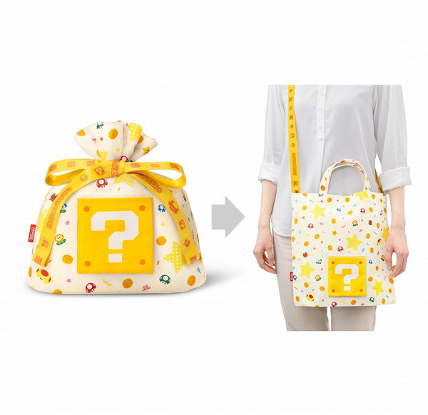 (Goods - Bag) Super Mario Gift-wrap x Eco Bag S (Question Mark Block)