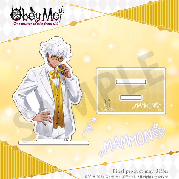 (Goods - Stand Pop) Obey Me! Exclusive Art Acrylic Stand To my precious from Mammon