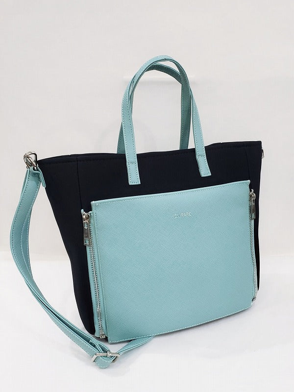 (Goods - Itabag) Non-Character Original Clear Reversible Bicolor 2way Bag Green [REA RARE]