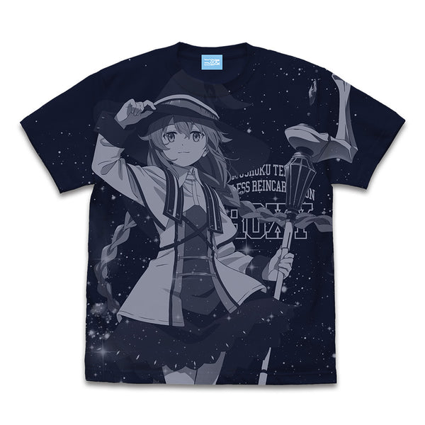 (Goods - Shirt) Mushoku Tensei: Jobless Reincarnation Season 2 Roxy Migurdia All Print T-Shirt - NAVY