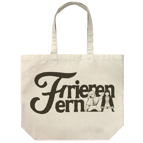 (Goods - Bag) Frieren: Beyond Journey's End Frieren＆Fern Large Tote - NATURAL