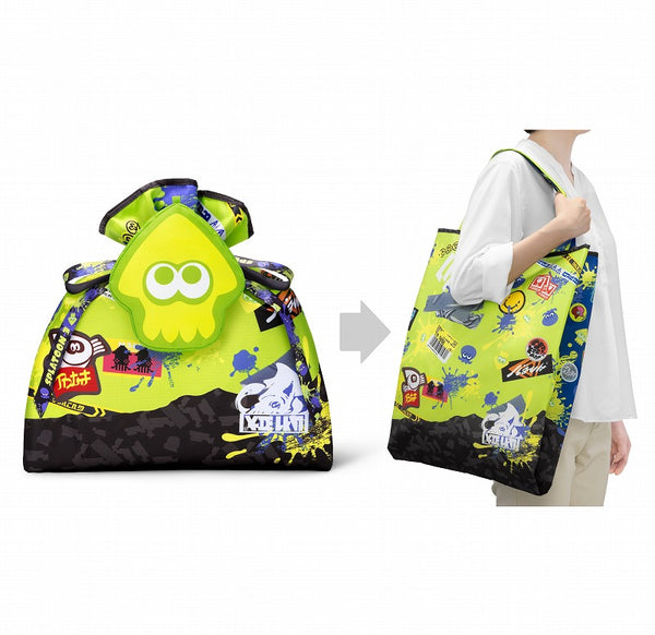 (Goods - Bag) SPLATOON 3 Gift-wrap x Eco Bag L (Turf War)