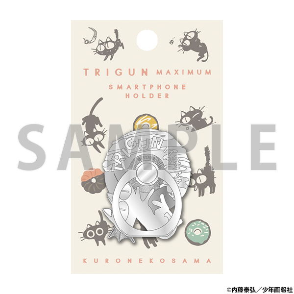 (Goods - Smartphone Accessory) Smartphone Holder Kuroneko-sama (Re-release)[TRIGUN STAMPEDE EXHIBITION Post-Event Sales]