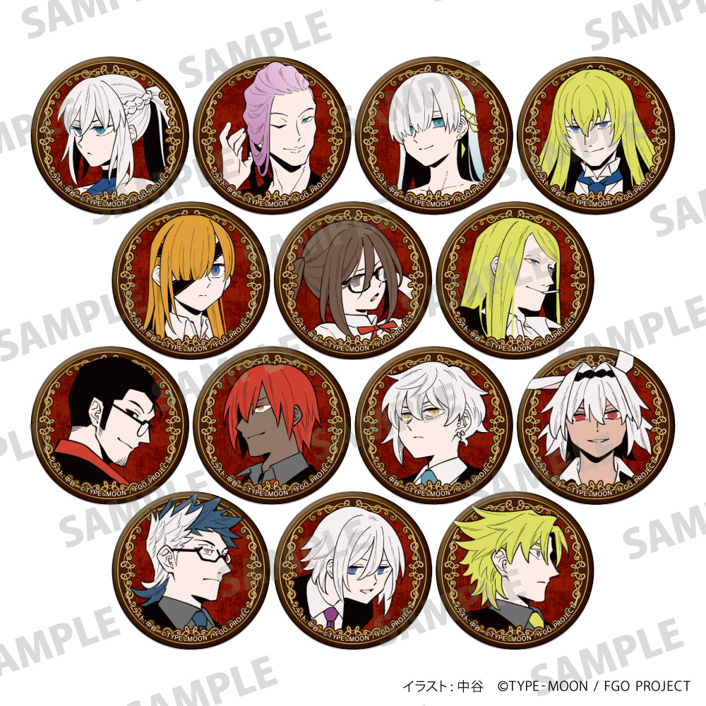 (1BOX=14)(Goods - Badge) Fate/Grand Order From Lostbelt Tradable Tin Badges Pack (Resale)