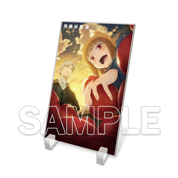 (Goods - Ornament) Spice and Wolf: merchant meets the wise wolf Visual Acrylic Plate - Holo & Lawrence