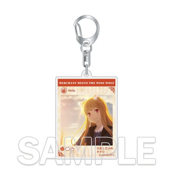 (Goods - Key Chain) Spice and Wolf: merchant meets the wise wolf Acrylic Keychains in Social Media Style - Holo