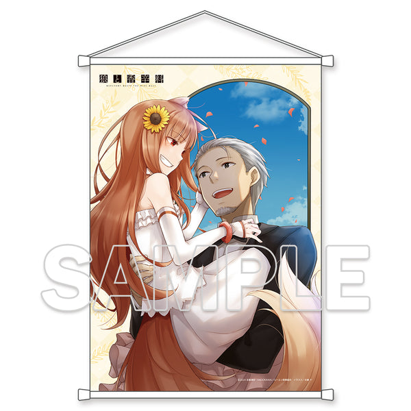(Goods - Tapestry) Spice and Wolf Double Suede B2-sized Tapestry Dengeki Bunko Renewal Cover Ver. [3]