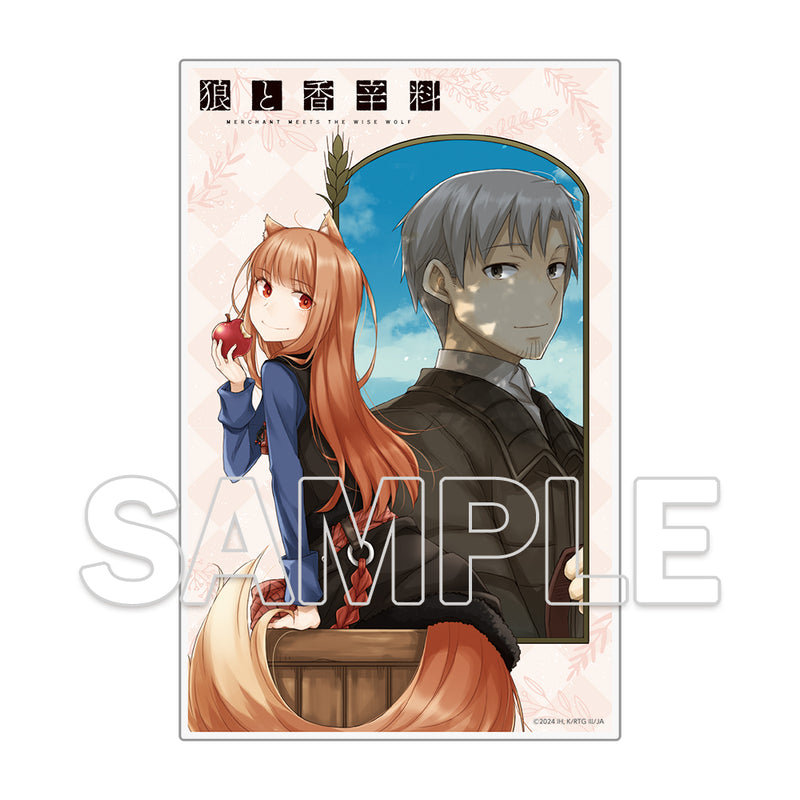 (Goods - Ornament) Spice and Wolf Acrylic Plate Dengeki Bunko Renewal Cover Ver. [1]