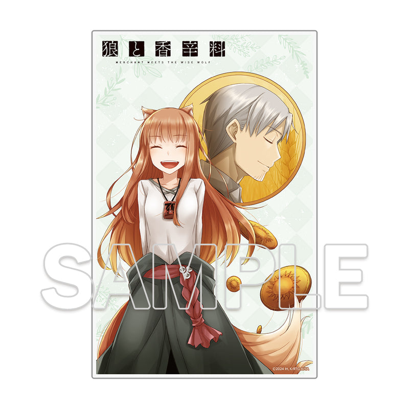 (Goods - Ornament) Spice and Wolf Acrylic Plate Dengeki Bunko Renewal Cover Ver. [2]